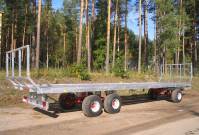 Przyczepa ciężarowa rolnicza T-608 Platforma CynkoMet